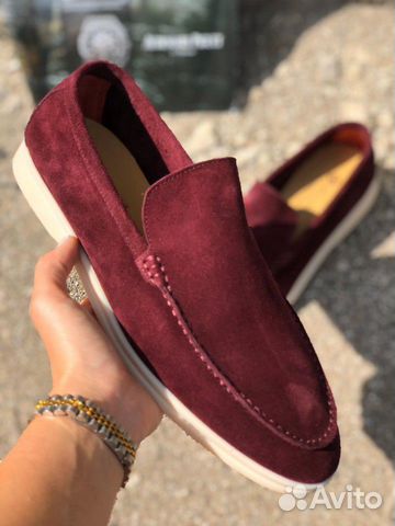 Туфли замшевые Loro Piana Туфли замшевые Loro Piana