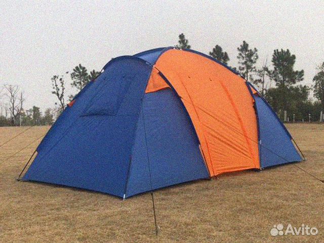 Палатка с тамбуром 6-ти местная 1002-6