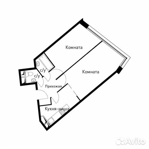 2-к квартира, 52.1 м², 4/11 эт.