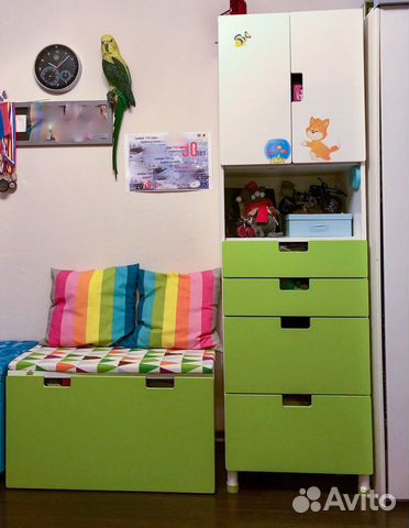 IKEA стува (Шкаф и две скамьи с матрасом) IKEA стува (Шкаф и две скамьи с матрасом)