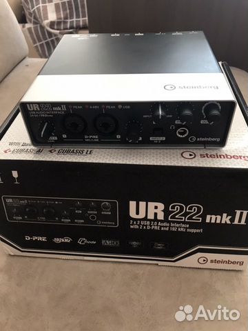 Звуковая карта USB, Steinberg UR22 mkII Звуковая карта USB, Steinberg UR22 mkII