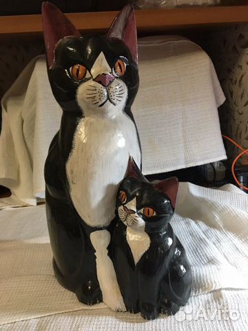 Статуэтка Кошка(дерево)