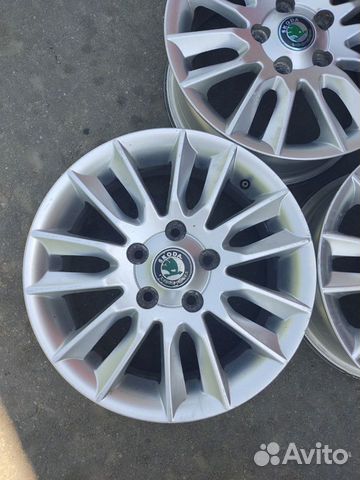 Диски бу литые R15 на Skoda Диски бу литые R15 на Skoda