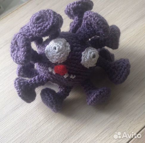 Вязанная игрушка. Коронавирус. Ручная работа Вязанная игрушка. Коронавирус. Ручная работа