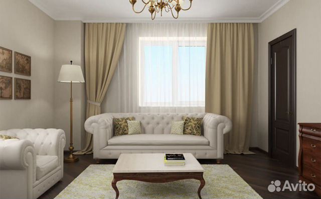 2-к квартира, 61.1 м², 17/19 эт.
