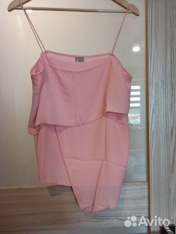 Розовый ассиметричный топ, новый Розовый ассиметричный топ, новый