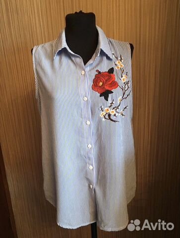 Легкая рубашка с вышивкой Легкая рубашка с вышивкой