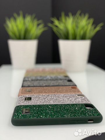 Чехол для iPhone со стразами Swarovski, женский че