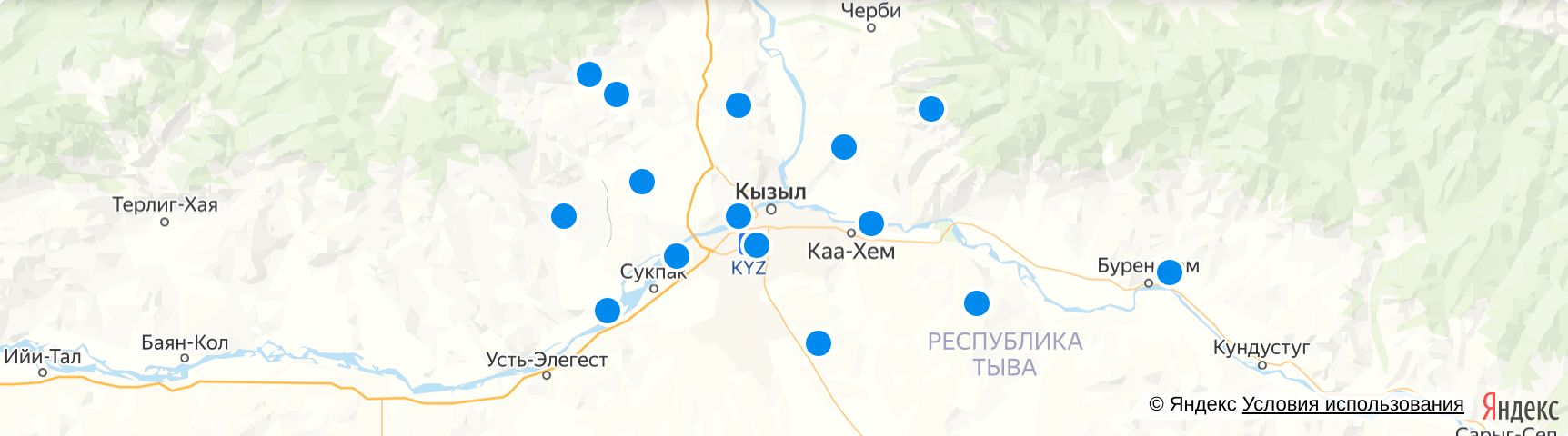 Эрзинская 29 кызыл карта