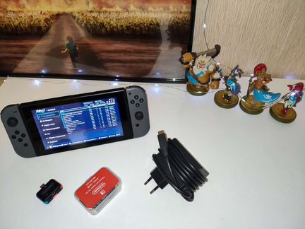 Nintendo switch Gray прошитая Atmosphere