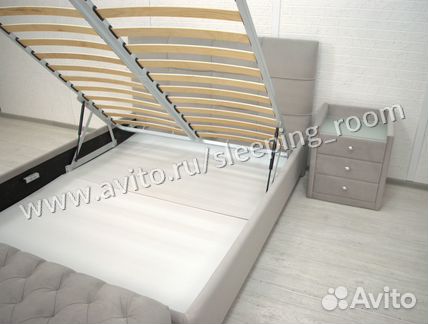 Кровать Элисон 160 + тумба Элма + банкетка Арлетт