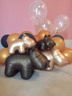 Кожаный бегемот,слон,собака,крыса