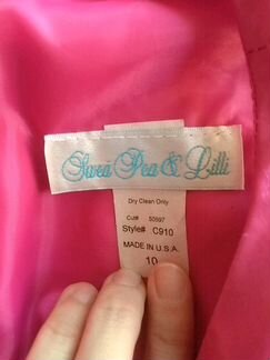 Праздничное платье на 10 лет