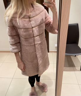 Шуба manzari gold с показа одна такая