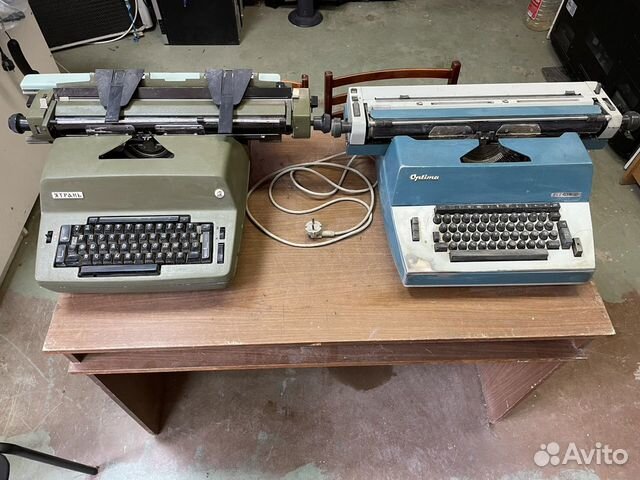 Печатные машинки времен СССР