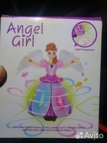 Кукла ангел светится новая