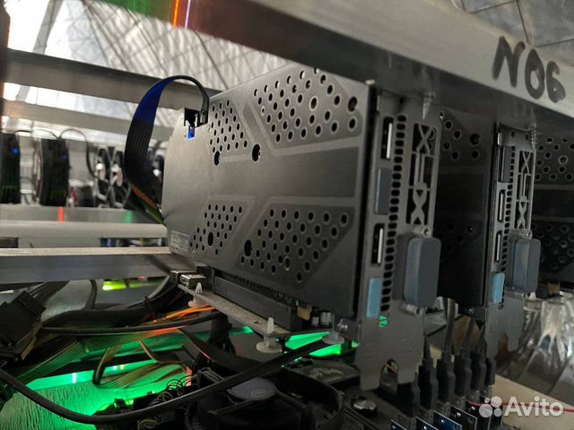 Майнинг ферма RX580 8Gb XFX