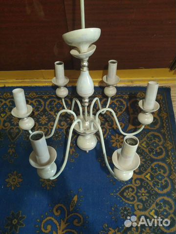 Люстра Мадона(фарфор) бу времен СССР