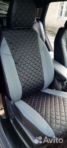 Чехлы Лада Веста экокожа ромб