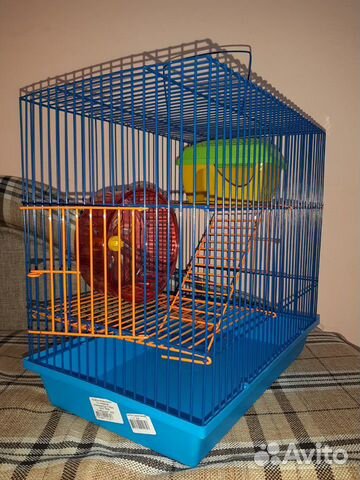 Клетка для грызунов 3-х этажная