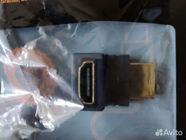 Переходник угловой hdmi (F) - hdmi (M) 90/270