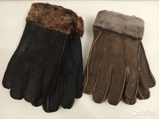 Перчатки замшевые из овчины