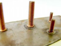 краб система для теплиц. 6x25. шпилька приварная омедненная м5х12. шпилька приварная нержавеющая сталь cd м8x30. приварной крепеж для конденсаторной сварки.