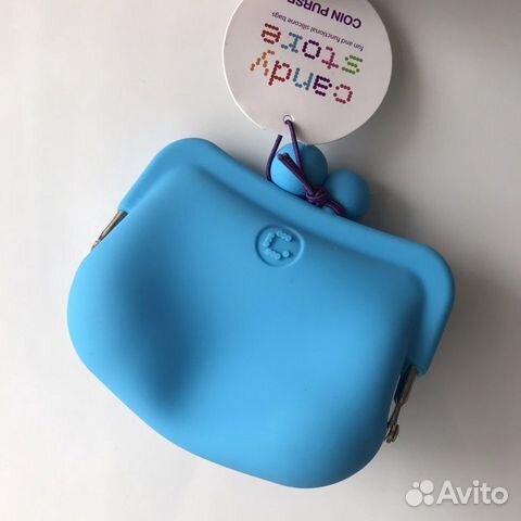 Силиконовый кошелёк косметичка