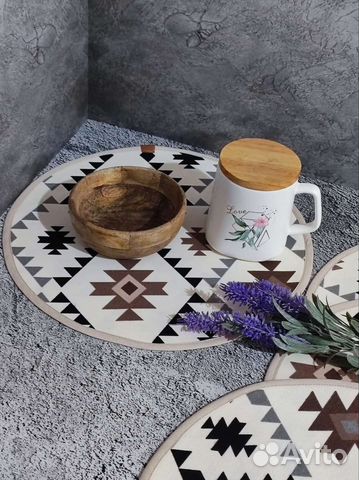 Салфетки на стол круглые