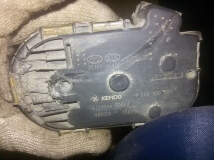 Заслонка дроссельная Kia Sorento 2 XM