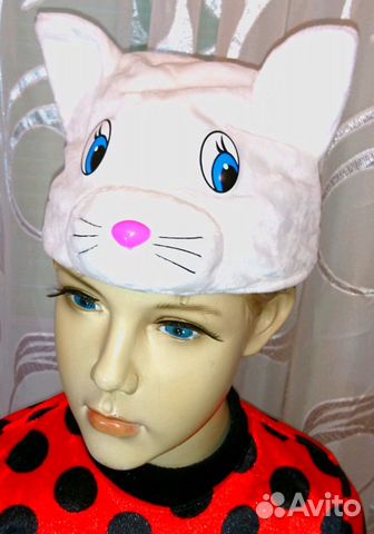 Маска - шапка Кошка, символ 2023 года