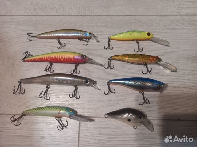 Воблеры pontoon 21, Strike Pro, Rapala все 8шт