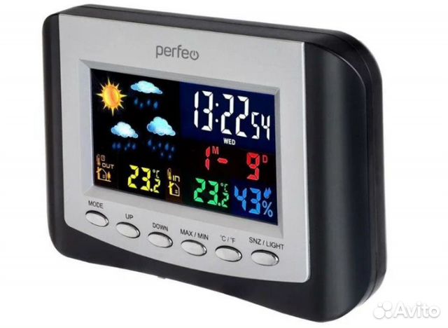Часы с метеостанцией Perfeo 