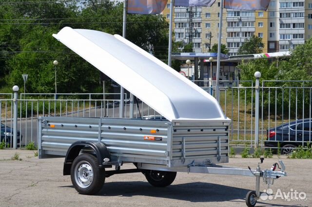 Прицеп легковой с крышкой 2,45х1,23х0,67мзса817701
