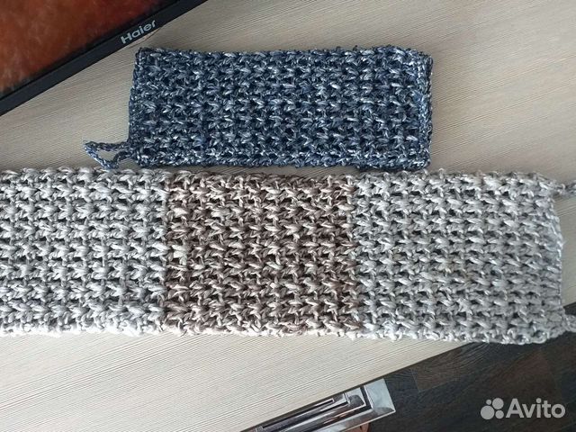 Вязаные мочалки