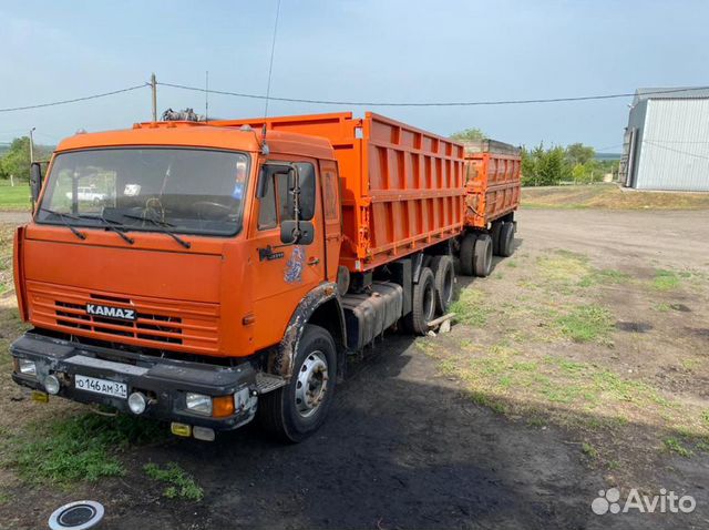 Камаз сельхозник с прицепом