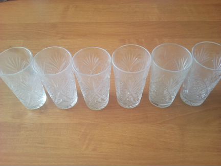 Хрустальные бокалы СССР