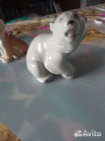 Статуэтка фарфоровая мишка/белый медведь/умка