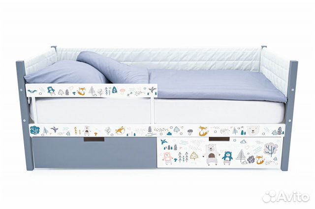 Детская кровать с бортом