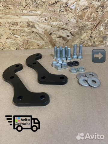 Переходные пластины на Ниву под суппорта 2108