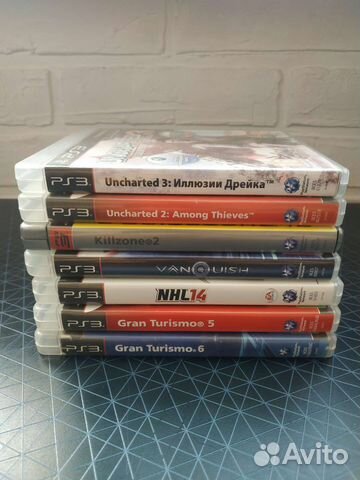 PlayStation 3 Slim (PS3) + диски