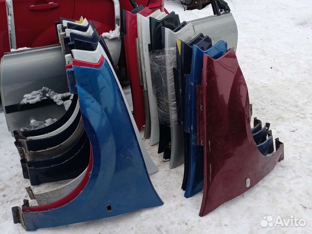 Передние крылья renault logan