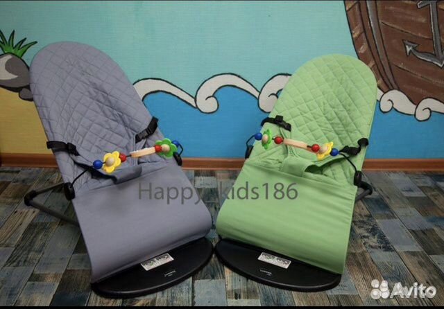 Шезлонг качели новые