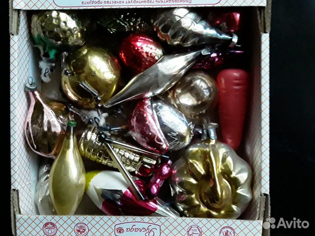 Елочные игрушки советских времен