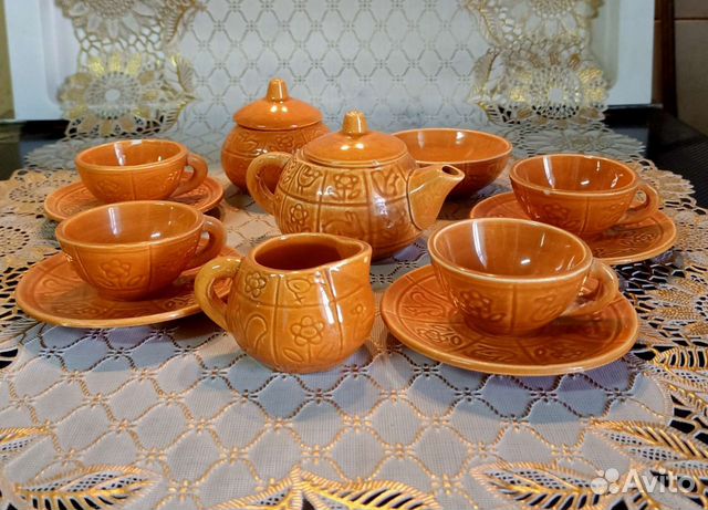 Игрушечный чайный сервиз зик Конаково. 60-е г СССР