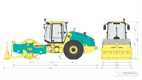 Каток дорожный грунтовый ammann ARS220