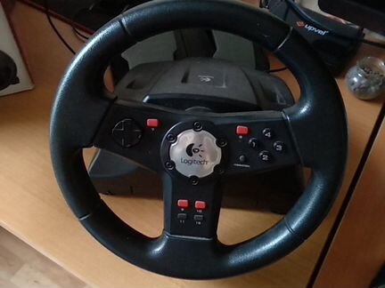 Игровой руль logitech formula vibration feedback w