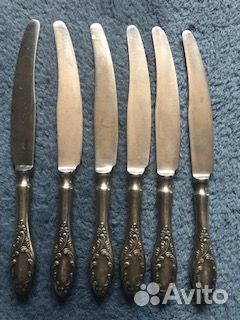 Столовые приборы СССР Кольчугин разные