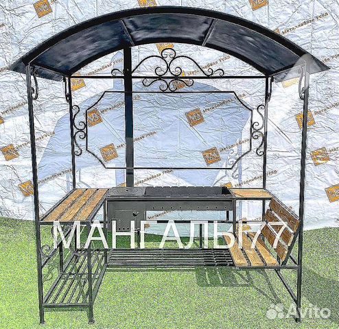 Мангал с крышей