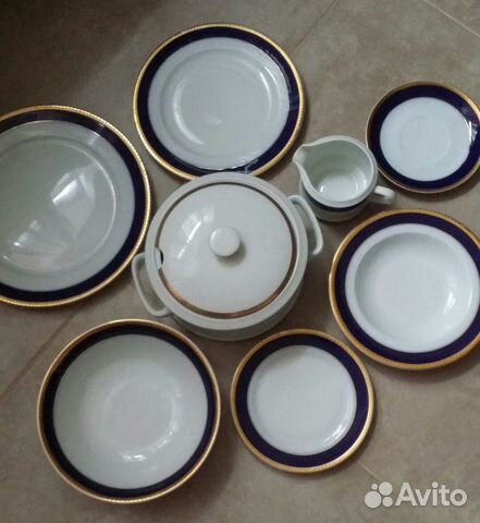 Сервиз обеденный фарфор 'leander 1946'Богемия Чехи
